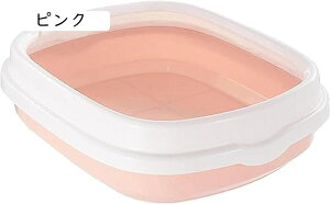 ネコのトイレ 40*33.5*12cm ペット用品 生き物 猫 トイレ ネコトイレ キャットトイレ オーバル 猫 トイレ 本体 ネコトイレ 猫用トイレ しつけ 猫砂 大型 おしゃれ ニャンとも清潔トイ