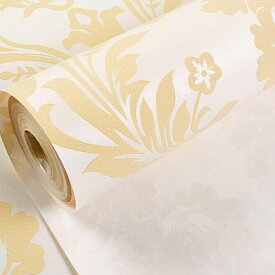 壁紙 のり付き 0.53*9.5m 花柄 クロス おしゃれ スタイル 壁 アンティーク クラシック フラワー 薔薇 バラ ばら 水色 カントリー風 花束 ネイビー オレンジ パステルカラー フェミニ