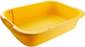 猫用トイレ 本体 35*52*12cm オープントップの猫用トイレ トレイ 猫用トイレボックス エンクロージャーは掃除が簡単 ハイサイド 耐久性 ウサギ用の猫用トイレ猫用品 イェロー