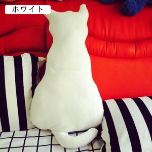 ぬいぐるみ 猫 ネコ 動物 大きい リアル かわいい ふわふわ 本物そっくり もちもち 柔らかい 置物 洗える もちもち 本物そっくり イエロー リラックス クッション かわいい 45cm 添い寝枕