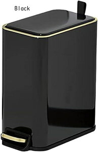 ゴミ箱 おしゃれ 四角いステップのゴミ箱は、バスルーム、トイレ、ベッドルーム用の蓋付きのペダルビンのゴミ箱です。 ゴミ箱 ごみ箱 (Color : White Size : 14.5*23*28.5