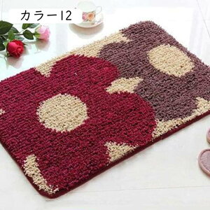 バスマット 足ふきマット お風呂 マット 速乾 吸水 大判 マイクロファイバー トイレマット カラー お風呂 マット 玄関マット 50*80cm 抗菌 防臭 バスマット かわいい 快適 ふわふわ シン