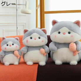 猫ぬいぐるみ 添い寝枕 抱き枕 かわいい 猫人形 ふわふわ ソフト コンフォート 彼女 彼氏 お祝い 誕生日 クリスマス プレゼント