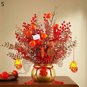 造花セット 枯れない花 造花インテリア 観葉植物 2025 聚宝鉢 新年飾り ベリー 造花セット 装飾花 花束リアル 枯れない実 赤いベリー 鉢植え 本物そっくり 部屋 玄関 お見舞い インテリア 正
