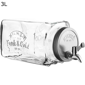 冷水筒 ガラス貯蔵タンク ドリンクサーバー 調理器具 蛇口付き ドリンクサーバード ガラスドリンクサーバー ガラスポットジュース ビール密閉タンク ガラス製 貯蔵容器 蛇口付きガラス魔