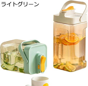 麦茶ポット ピッチャー お茶 ポット横置き耐熱3.5l 洗いやすい 冷蔵庫 冷水筒 ティーポット不漏麦茶水筒