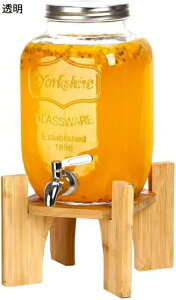 ドリンクサーバー ガラス ジャグ ガラス飲料 梅酒 ジュース ビールき大容量 プラムワインジュースビールフルーツジャグフルーツ ワインボトル貯蔵容器 密閉缶 キッチン収納