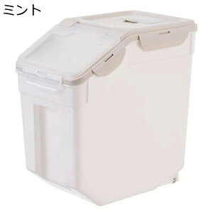 ペットフードストッカー 10kg用 ペットフード保存容器 ライスボックス 米桶 大容量 米小麦粉収納ボックス ペットフード 貯蔵タンク 犬餌 猫餌 ドッグフード 透明可視化窓 残量見える