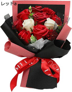 デーカーネーションソープブーケフラワーデコレーションギフト 母の日 バレンタイン (グリーンe)