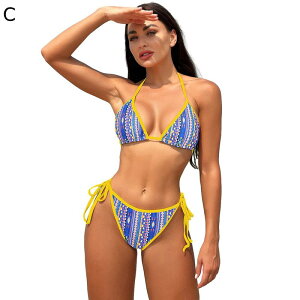 三角ビキニ 水着 レディース ビキニ 2点セット セクシー ホルターネック タイサイド 花柄 レトロ オトナ女子 ブラジルカット 純色 スイムウェア ビーチウェア おしゃれ スイミング 旅行 海