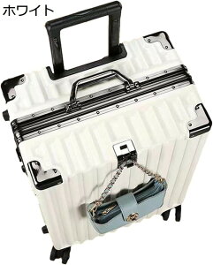 スーツケース キャリーケース アルミフレーム式 キャリーバッグ 機内持込 側面フック 耐久性 大容量 耐衝撃 大型 超軽量 静音 360度回転 ダブルキャスター TSAロック搭載 旅行 ビジネス 出張 2