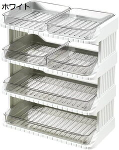 キッチンラック 縦収納型 引き出し食材トレー棚 食材タッパー サイド料理棚 穴付き 鍋料理 重畳棚調 洗面台下 収納ラック 洗濯と干し