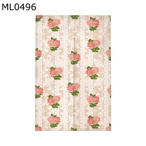 のれん 暖簾 目隠しのれん 間仕切りカーテン 和風モダン ナチュラル 花柄 綿麻 両開き 目隠し 仕切り 軽量 つっぱり棒付き 気分転換 和室 洋室兼用 台所 洗面所 玄関用