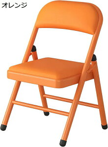 折りたたみチェア 座椅子 パイプ椅子 ダイニングチェア 合金鋼 おしゃれ 背もたれ クッション キャップ付き 軽量 自宅 オフィス 寮 耐荷重150kg 幅45×奥行45×高さ79cm