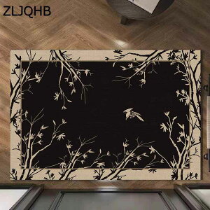 ドアマット 玄関 ラグマット 防滑 防音効果 花柄 おしゃれ PVC 低反発 めくれない 玄関ラグ 洗面所 店舗 屋外用 廊下 室内用 丸洗いOK 軽量 洗える 折りたたみ ホテル リビング ルーム 一人暮ら