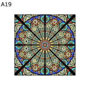 ステンドグラス ガラスフィルム 目隠しシート スモークフィルム 目隠し 外から見えない 教会 欧米風 水で貼れる 静電ペースト 貼り直し可能 紫外線対策 結露防止 室内 レストラン ベランダ