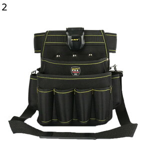 工具袋 腰袋 ウェストバッグ 多目的 キャンバス 折りたたみ 斜め掛け ロングベルト 持ち運び便利 防水 軽量 ペグケース コンパクト設計 工具箱 工具収納 ストッパー付 レンチ収納 作業用 ア