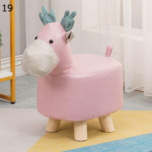 動物 アニマルスツール 木脚 足置き 靴替えスツール 動物オットマン PUレザー マルチスツール スクエア ローソファ 可愛い デスク下 座椅子 お手入れも簡単 柔らかい クッション 待合室 待合