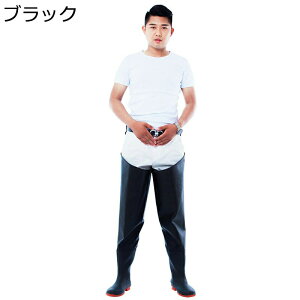 ウエストウェーダー 胴長 胴長靴 釣り用スーツ 防水 レインブーツ ラジアル 厚底 滑り止め 作業靴 レインシューズ 簡単着脱 酸 アルカリ 抵抗 耐磨耗 釣り 農作業 除草 水産 サーフ 海辺 渓流