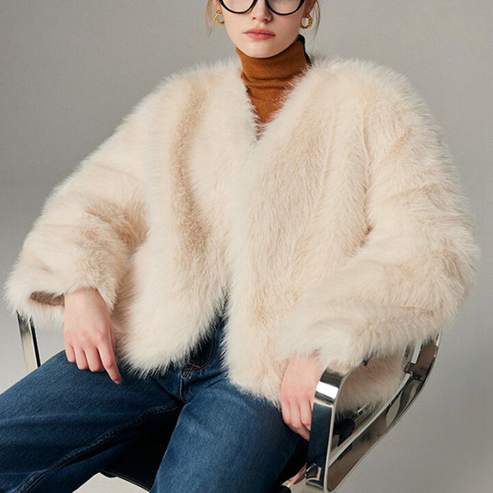 楽天市場】冬服 ジャケット レディース ファーコート 秋用 冬物 エコ 