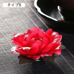 お香立て 線香立て 手工芸品 香立て タイプ1 蓮の花 ハンドメイド セラミック コンパクト おしゃれ 陶器 使いやすい 多機能 瞑想 リラックス オフィス 喫茶店 癒やし F 睡眠 お香置き 香炉