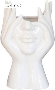 �ԕr�Z���~�b�N �l�̂̉ԕr�{�f�B S �t�����[�x�[�X ���ۉԕr �{�f�B�A�[�g�ԕr �A�[�g�Z���~�b�N�A�ؔ� ������� ���� ���� �k�� �~�j �X�^�C��1 �}���X�g�t�����[�ԕr �����v�����^�[ �A