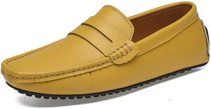 モカシン ドライビングシューズ メンズ 本革 ビジネスシューズ 紳士靴 ローファー スリッポン スリップオン デッキシューズ 幅広 3E 4E 通勤 仕事用 大きいサイズ クッション 軽い カジュアル