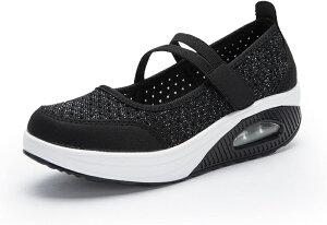 スニーカー レディース ウォーキングシューズ 厚底スニーカー トレッキングシューズ 厚底靴 スリッポン 船型底 プラットフォーム 軽量 美脚 歩きやすい 疲れない アウトドアシューズ ナー