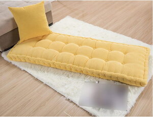 クッション 座布団 ロング 55x55cm 55x165cm 無地 座ぶとん ソファクッション イエロー 厚手 北欧 可愛い フロアー ロングクッション オレンジ フローリング 日常生活 おしゃれ コ