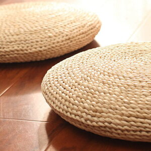 座布団 お尻が痛くならない 厚め 硬め い草座布団 い草製 円形座布団 い草クッション 40xh6cm 丸型 ごろ寝 カラー1 クッション ざぶとん 丸 天然素材 おしゃれ 大きめ 通気性 疲れない