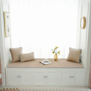 長座布団 大判 ロングクッション シートクッション イエロー ごろ寝マット ソファーパッド 2、3人掛け おしゃれ 厚め 座り心地いい 50x120cm 大きい 長方形 フロアクッション ソファー用