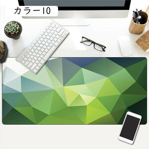 デスクマット 防水 滑り止め 薄型 リバーシブル 大型 マウスパッド テーブルマット パソコン ラップトップマット オフィス 自宅用 記念日 机マット デスクカバー 300x600x3mm 幾何柄