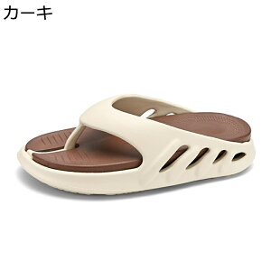 トングサンダル メンズ 鼻緒付き ビーチサンダル サンダル 厚底 歩きやすい 夏用 通気性 外履き 滑り止め カジュアル アウトドア 砂浜 ハワイ 海辺 プール