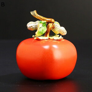 カキ 柿 置物 インテリア 風水グッズ 本物そっくり おしゃれ 祈願 招福 風水 車内 デスク飾り 車飾り オーナメント クリエイティブ 観賞用 お礼 卓上装飾品 贈り物