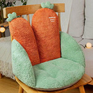 ざぶとん 椅子用 座布団 背もたれクッション 面ホワイトい かわいい キノコ サボテン 人参 花 車用 抱きまくら 座蒲団 もこもこ 丸洗い 通気性 高弾力 柔らかい 食事 装飾枕 ギフト 子供 キッ