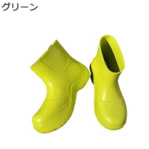 レインブーツ 防水靴 短靴 作業靴 レディース ソフト 滑り止め 折りたたみ 耐久性 速乾 軽量 防水 耐油 カジュアルブーツ ベーシック かわいい 農作業 山林作業 キャンプ 磯 アウトドア