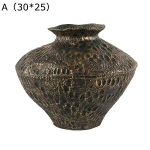 樹脂花器 錆風 ビンテージ調 禅意 不規則 おしゃれ花器 ヴィンテージ 復古 日系デザイン 和式装飾 ドライフラワ フラワーアレンジメント デスクトップ装飾 家の装飾 室内装飾 引越し祝いギ