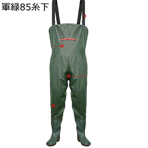 ウェーダー PVC チェストハイウェーダー 釣り用レインブーツ 防水 簡単着脱 ラジアル 厚底 レディース メンズ 水産業 漁業 鮮魚店 梅雨対策 大雨対策 ルアー釣り 魚市場 水回り 田畑仕事 防水