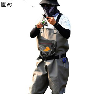 フィッシングウェーダー ルアー釣り ウェーディングブーツ チェストハイウェダー ズボン長靴 メンズ ロングレインブーツ 寒さ抵抗 丈夫 厚底ソール 清掃 魚市場 水回り 土木 災害 梅雨対策