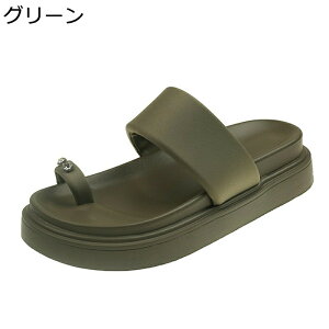 厚底 トングサンダル レディース ミュール サンダル ラインストーン飾り キラキラ おしゃれ プラットフォーム スリッパ カジュアル 軽量 クッション性 美脚 疲れない 耐摩耗性 楽チン 身長UP