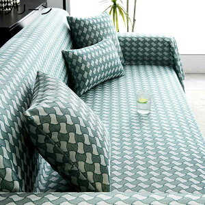 ソファーカバー マルチカバー 1-4人掛け アイスシルク 通気 涼しい 欧米風 おしゃれ チェック柄 プリント フリーサイズ ソファー保護 防塵 傷防止 汚れ防止 柔らかい 軽量 洗濯 ベッドカバー