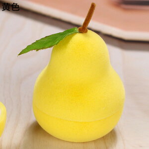 指輪ボックス 梨 果物 ジュエリーボックス 指輪ケース レディース 宝石箱 シェルフアクセサリー収納 ジュエリー収納 携帯用 お自宅 寝室 防湿 耐久性 もふもふ サプライズ 彼女彼氏へ おも