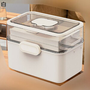 ピルケース くすり整理 透明蓋設計 取り外しトレイ 取っ手付き 二段式構造 薬入れ 薬ボックス 大容量 収納用品ボックス 小物入れ 多機能 耐久 防水性 家庭用 学生 高齢者 便利 携?用 旅行 常