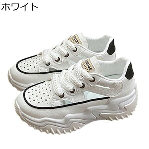 レディース 厚底 スポーツサンダル 背が高くなる 5cmアップ 透かし彫り スニーカー レースアップ ローカット メッシュ 夏 外出 普段 プラットフォーム オシャレ 船型底 パンチング加工 通学