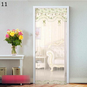 のれん 暖簾 レースのれん 北欧 姫系 花柄 チュール 目隠し つっぱり式 ドア ドアカーテン 間仕切り 冷/暖気遮断 飾り物 お風呂 居酒屋 蕎麦屋 喫茶店 かわいい 美しい 簡単取付