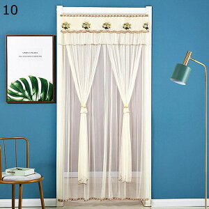 のれん フラワー刺繍 刺繍花柄 チュール ダブルガーゼ 2層 間仕切りカーテン 暖簾のれん 取り付け簡単 つっぱり棒付き 目隠し 浴室 玄関 子供部屋 キッチン 飾り物 着替え室 めしや