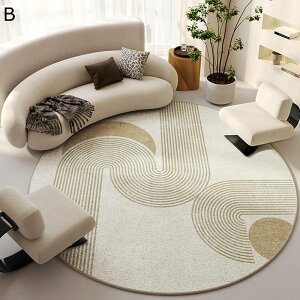 丸型ラグ カーペット 床保護マット 騒音対策 キズ防止効果 ズレない 吸水 無味無臭 静電気防止 デスクチェアマット 机下/椅子/フロア/畳 在宅勤務 フローリング オフィス 床暖房対応 丸洗い