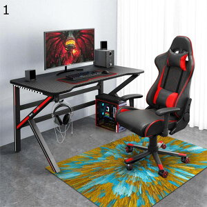 長方形 ゲーミングカーペット チェアマット 床保護マット 滑り止め 静音性 吸水 ズレない 無味無臭 静電気防止 オールシーズンで使える 床の保護マット 床暖房対応 下デスク オフィス 居間