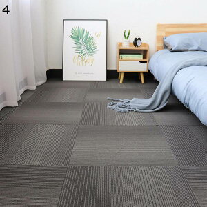 事務所用 タイルマット ジョイントマット ズレない タイルカーペット 滑り止め 接着剤不要 吸着 原状回復 防臭 防音 保温 フローリングマット/賃貸/家庭/業務用 高齢者 お子供 床保護 床暖房