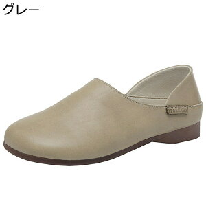 婦人靴 パンプス カジュアルシューズ レディース 大きいサイズ 本革 スリッポン ローヒール カジュアル 軽量 疲れない 滑り止め 美脚 学生 普段使い 細身 買い物 レジャー用 2way